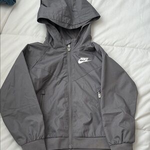 Toddler Nike Charcoal Hooded Jacket